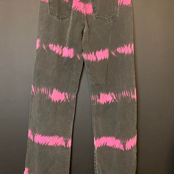 Shein Pink Tie Dye Jeans - Picture 2 of 6